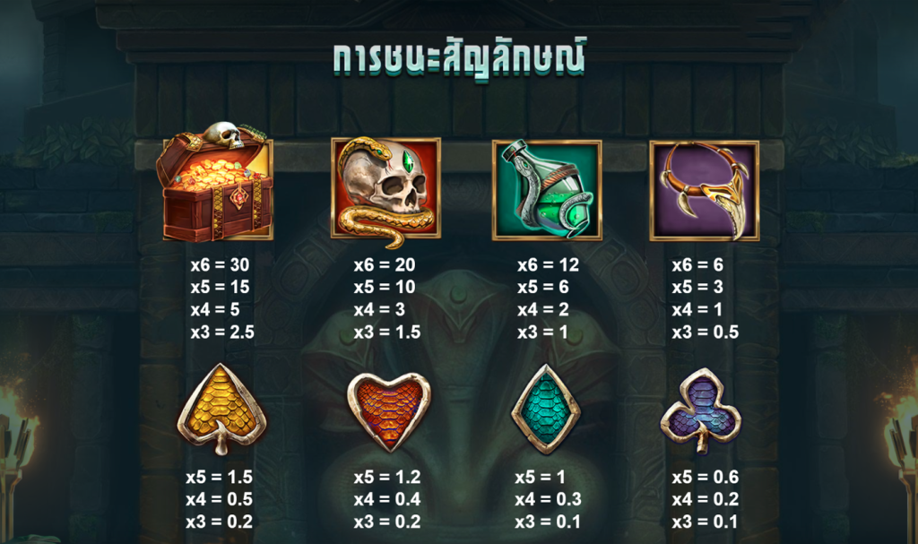 สัญลักษณ์เกม SERPENT KING ค่าย RED TIGER