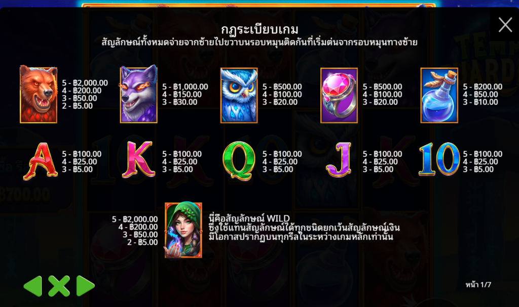 สัญลักษณ์เกม TEMPLE GUARDIANS ค่าย PRAGMATIC PLAY