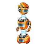 หุ่นยนต์สีส้ม เกม WILD O TRON 3000 ค่าย NETENT SLOT