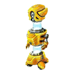 หุ่นยนต์สีเหลือง เกม WILD O TRON 3000 ค่าย NETENT SLOT