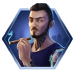 ฮามากิถือซิการ์ เกม DRIVE MULTIPLIER MAYHEM ค่าย NETENT SLOT