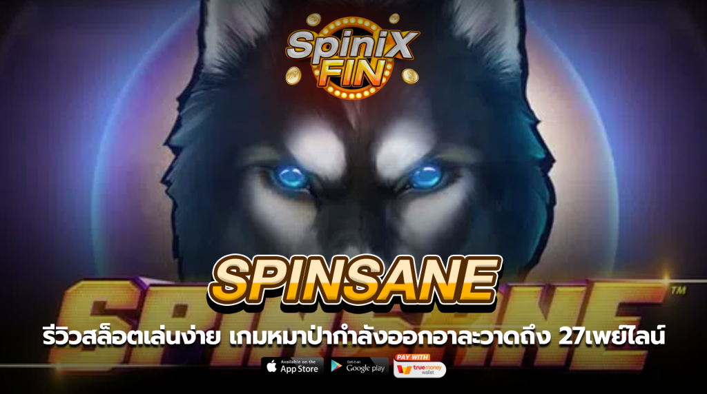 SPINSANE หมาป่ากำลังออกอาละวาดถึง 27เพย์ไลน์