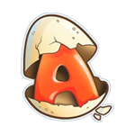 ตัวอักษร A เกม SCRUFFY DUCK ค่าย NETENT SLOT