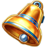 สัญลักษณ์กระดิ่ง เกม DIAMOND BLITZ 2 ค่าย RED TIGER