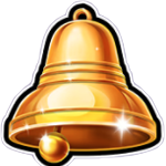 สัญลักษณ์พิเศษ กระดิ่ง เกม DAIMOND UP ค่าย RED TIGER