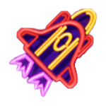สัญลักษณ์พิเศษ จรวด เกม 80S SPINS ค่าย RED TIGER