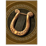 สัญลักษณ์พิเศษ พิณ เกม ATHENS MEGAWAYS ค่าย RED TIGER