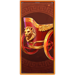 สัญลักษณ์พิเศษ รถที่นั่ง เกม GODS OF TROY MEGAWAYS ค่าย RED TIGER