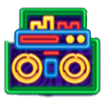 สัญลักษณ์พิเศษ วิทยุ เกม 80S SPINS ค่าย RED TIGER