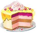สัญลักษณ์พิเศษ เค้กเรนโบว์ เกม CAKE ICE CREAM ค่าย RED TIGER