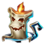 สัญลักษณ์พิเศษ เทียนไขผี เกม TRICKS AND TREATS ค่าย RED TIGER