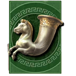 สัญลักษณ์พิเศษ แตร เกม ATHENS MEGAWAYS ค่าย RED TIGER