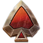 สัญลักษณ์พิเศษ โพดำ เกม STOLEN TREASURES ค่าย RED TIGER
