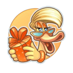 เป็ดถือของขวัญ เกม SCRUFFY DUCK ค่าย NETENT SLOT