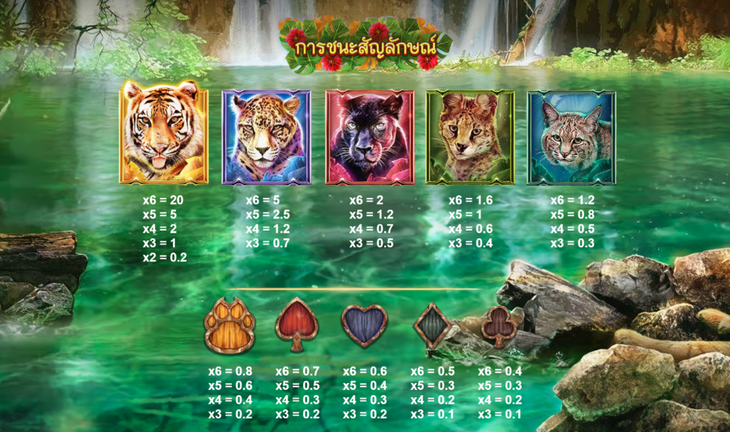 สัญลักษณ์เกม BIG CAT RESCUE MEGAWAYS ค่าย RED TIGER