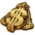 สัญลักษณ์พิเศษ สร้อย เกม HUSTLING ค่าย RED TIGER