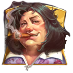 สัญลักษณ์พิเศษ สาวผมดำ เกม FLODDER ค่าย RED TIGER