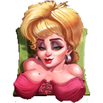 สัญลักษณ์พิเศษ สาวผมทอง เกม FLODDER ค่าย RED TIGER