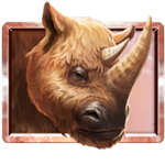 สัญลักษณ์พิเศษ แรดมีขน เกม WILD TUNDRA ค่าย RED TIGER