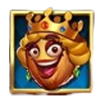 พระราชินีในชุดสีน้ำเงิน เกม ROYAL NUTS ค่าย NETENT SLOT
