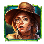 สัญลักษณ์พิเศษ นักสำรวจสาว เกม JACKPOT HUNTER ค่าย PRAGMATIC PLAY