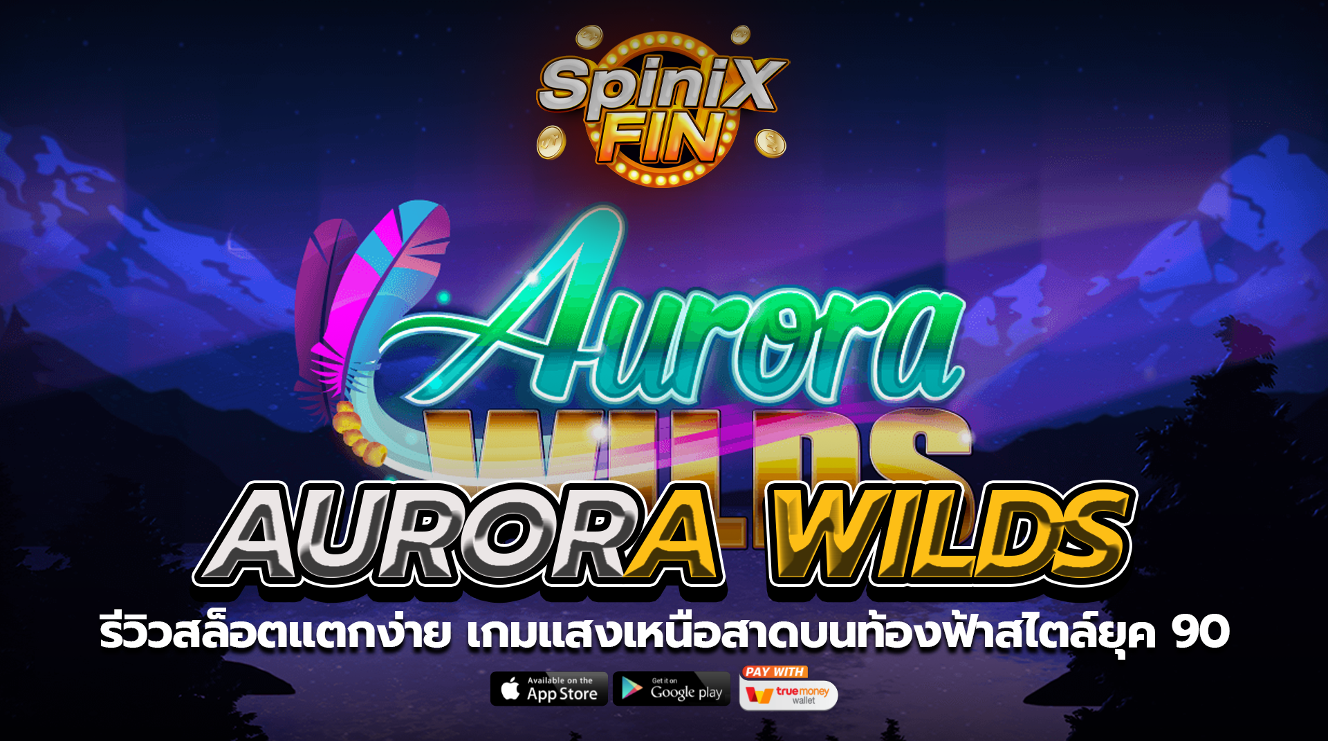 AURORA WILDS แสงเหนือสาดบนท้องฟ้าสไตล์ยุค 90