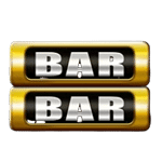 ป้าย BAR2 เกม 777 ROYAL WHEEL ค่าย MIVROGAMING SLOT
