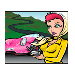 รถยนต์หรูกับเจนบลอนด์ เกม AGENT JANE BLONDE ค่าย MICROGAMING SLOT