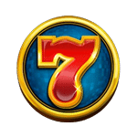 เลข 7 กรอบสีฟ้า เกม 777 ROYAL WHEEL ค่าย MIVROGAMING SLOT