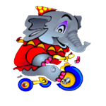 ช้างปั่นจักรยาน เกม BIG TOP ค่าย MICROGAMING SLOT