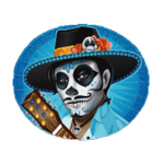 ตัวละครสีน้ำเงิน เกม BEAUTIFUL BONES ค่าย MICROGAMING SLOT