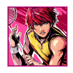 นักกีฬาตีแบดสีแดง เกม BADMINTON HERO ค่าย MICROGAMING SLOT